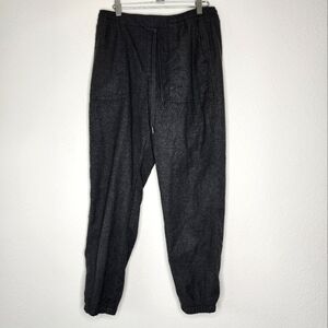Gap Gray Flannel Warm Handed Joggers M